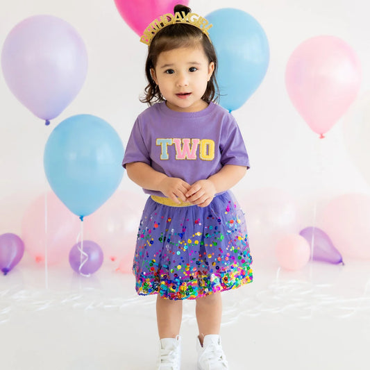 Sweet Wink Lavender | Second Birthday Tee