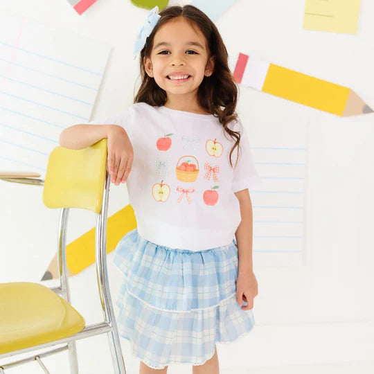 Sweet Wink Blue | Plaid Skort