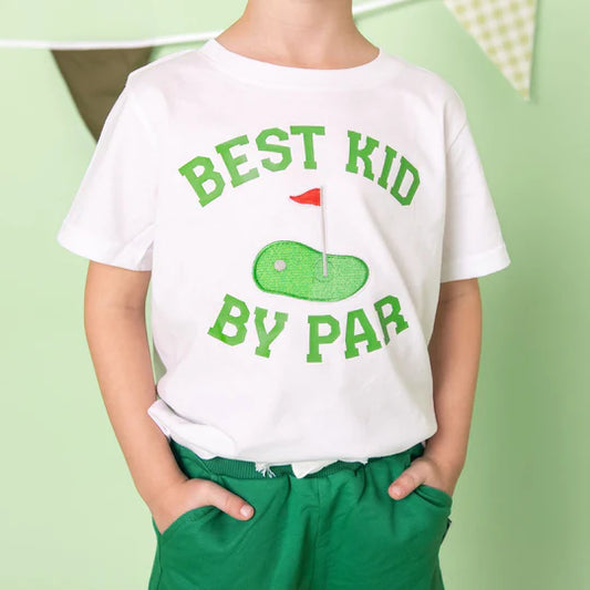 Sweet Wink White | Best Kid by Par Patch Short Sleeve T-Shirt