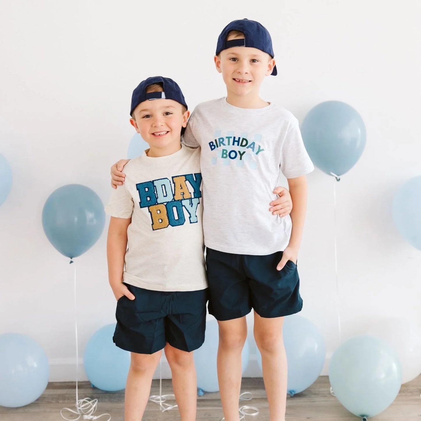 Sweet Wink Ash | Birthday Boy Checker Short Sleeve T-Shirt