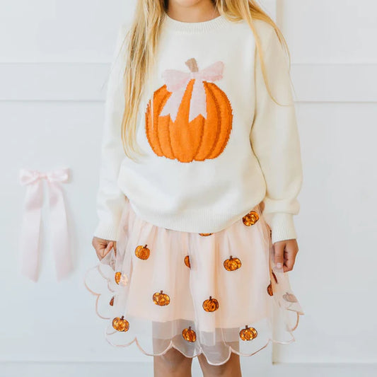 Sweet Wink Coquette Pumpkin | Sweater
