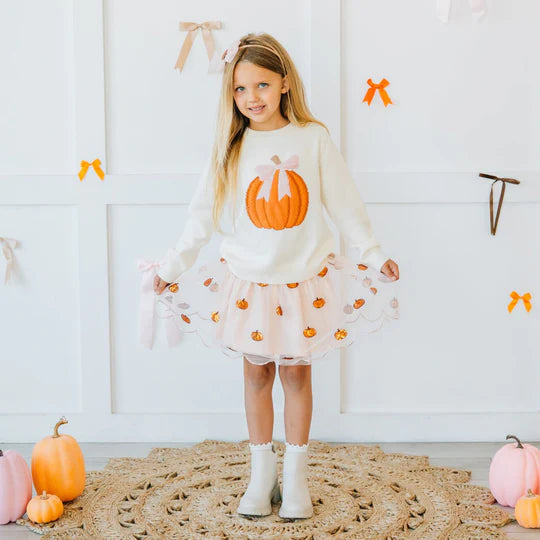 Sweet Wink Coquette Pumpkin | Sweater