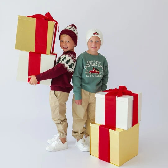 Sweet Wink Sage Green | Farm Fresh Christmas Tree Patch Sweatshirt