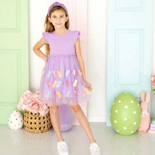 Sweet Wink Easter Peeps | Flutter Sleeve Tutu Dress