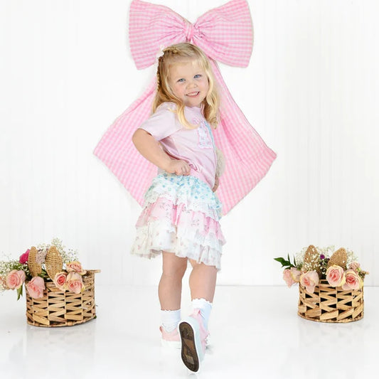 Sweet Wink Multi | Floral & Lace Tiered Tutu