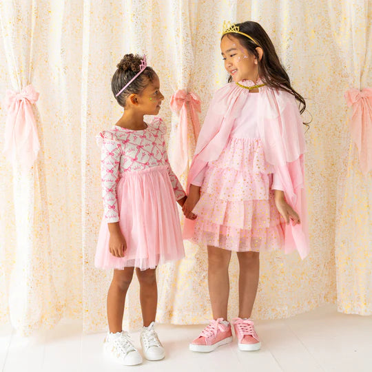 Sweet Wink Soft Pink | Princess Coquette Long Sleeve Tutu Dress