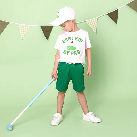 Sweet Wink White | Best Kid by Par Patch Short Sleeve T-Shirt