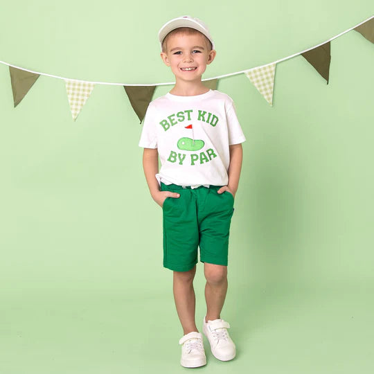 Sweet Wink White | Best Kid by Par Patch Short Sleeve T-Shirt