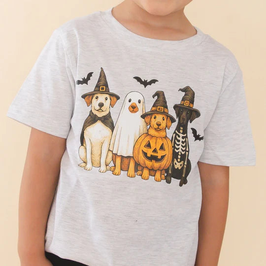 Sweet Wink Ash | Halloween Puppies Short Sleeve T-Shirt