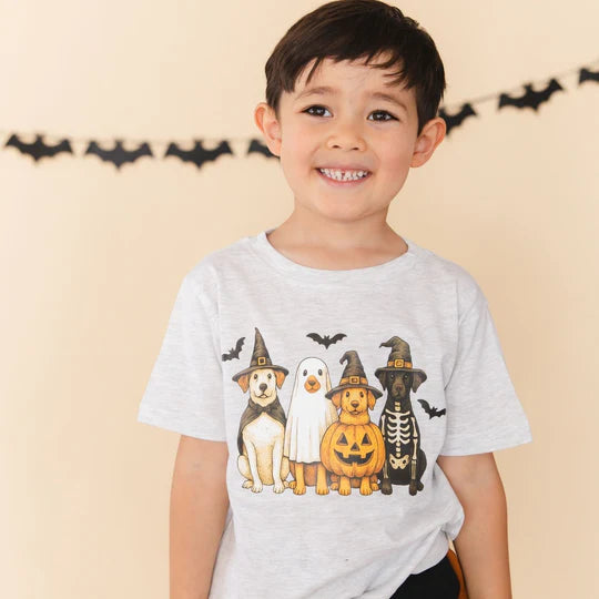 Sweet Wink Ash | Halloween Puppies Short Sleeve T-Shirt