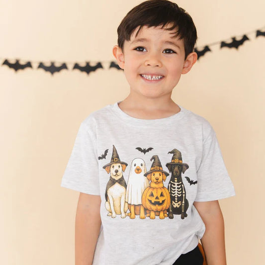 Sweet Wink Ash | Halloween Puppies Short Sleeve T-Shirt
