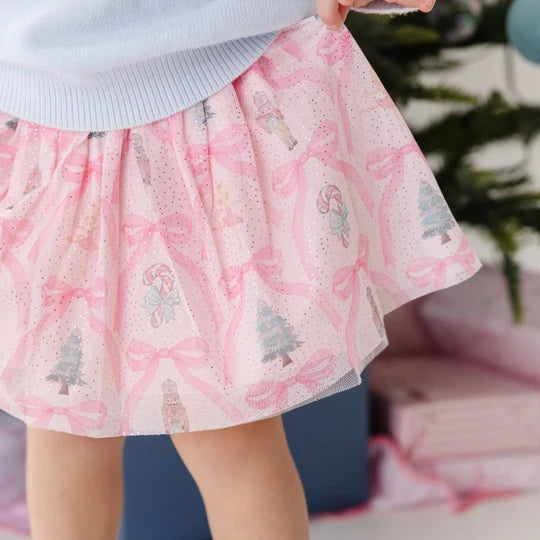 Sweet Wink Pink | Nutcracker Trellis Christmas Tutu Skirt