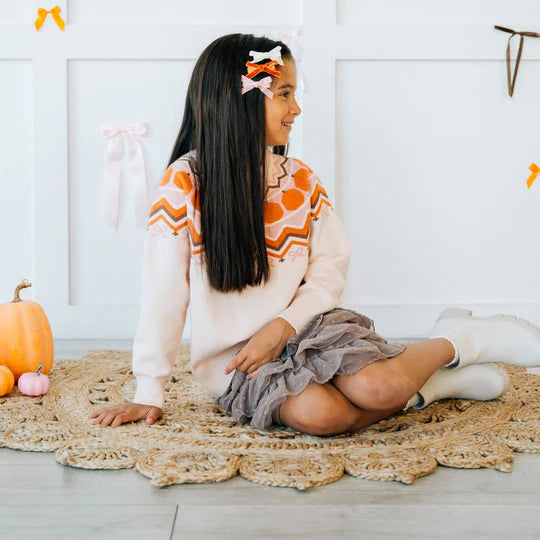 Sweet Wink Pumpkin Fair Isle | Sweater