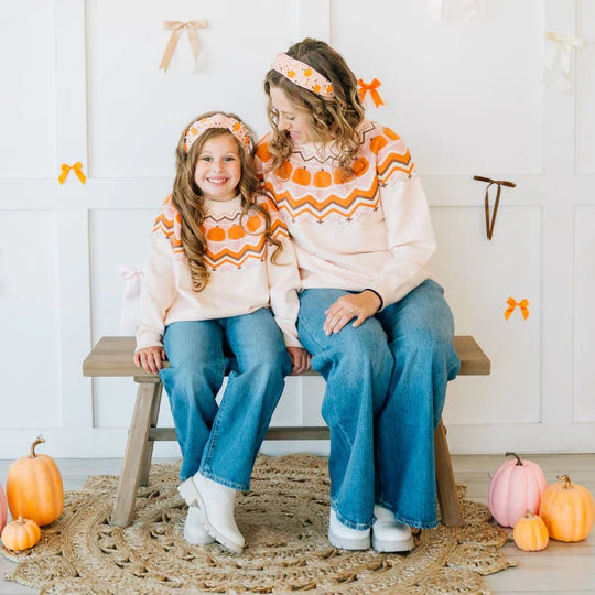 Sweet Wink Pumpkin Fair Isle | Sweater