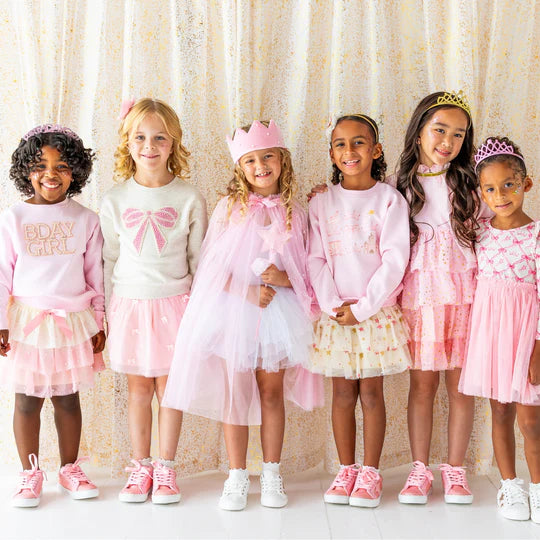 Sweet Wink Soft Pink | Princess Coquette Long Sleeve Tutu Dress