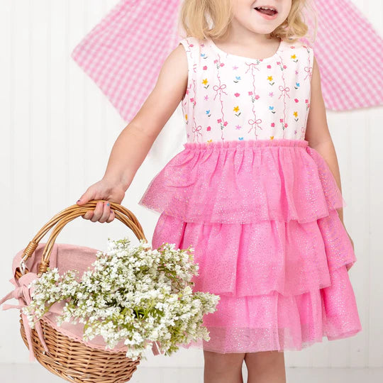 Sweet Wink Pink | Peony Floral Tank Tutu Dress