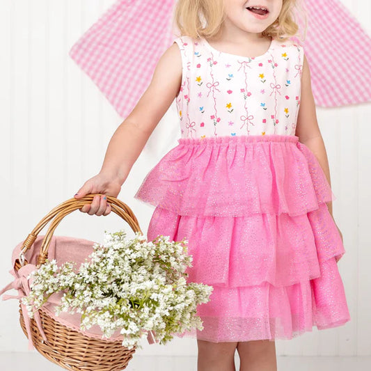 Sweet Wink Pink | Peony Floral Tank Tutu Dress
