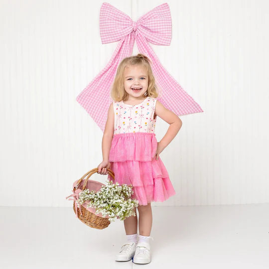 Sweet Wink Pink | Peony Floral Tank Tutu Dress