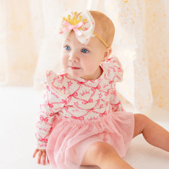 Sweet Wink Soft Pink | Princess Coquette Long Sleeve Tutu Bodysuit