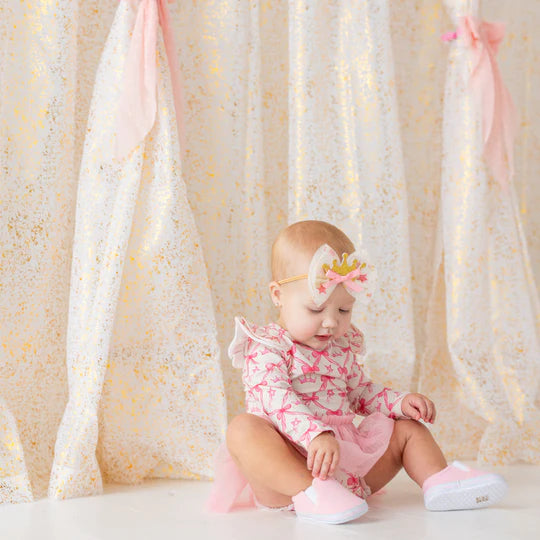 Sweet Wink Soft Pink | Princess Coquette Long Sleeve Tutu Bodysuit