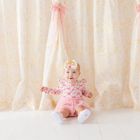 Sweet Wink Soft Pink | Princess Coquette Long Sleeve Tutu Bodysuit