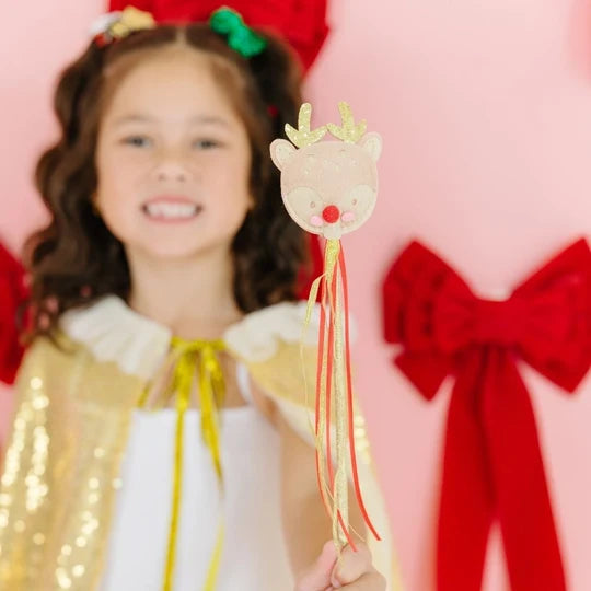 Sweet Wink Reindeer Christmas Wand