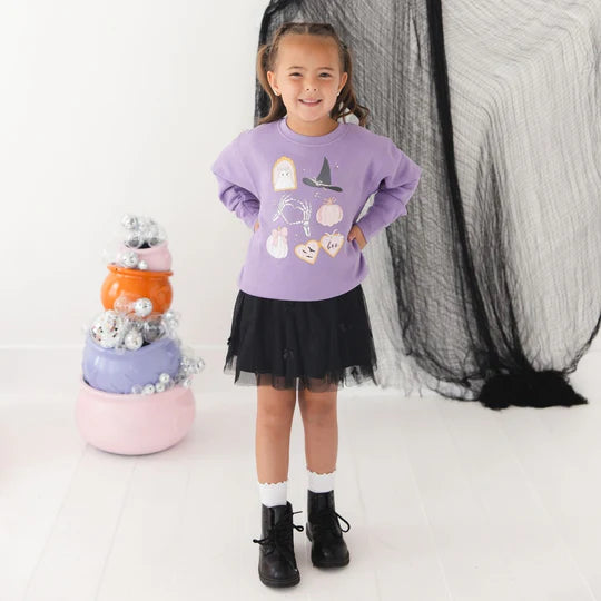 Sweet Wink Onyx | Bow Tutu Skirt