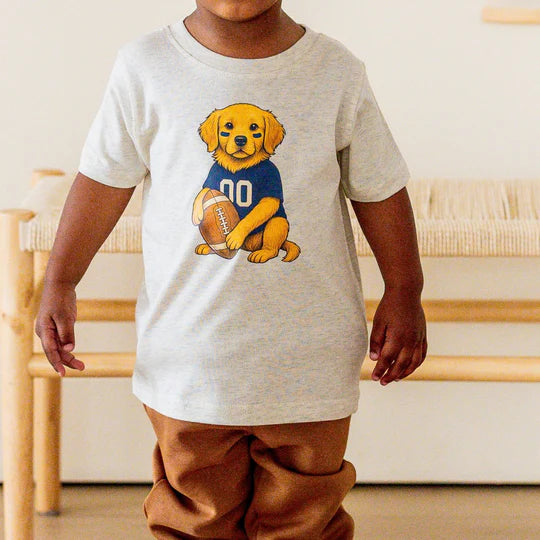 Sweet Wink Natural Heather | Sports Pup Short Sleeve T-Shirt