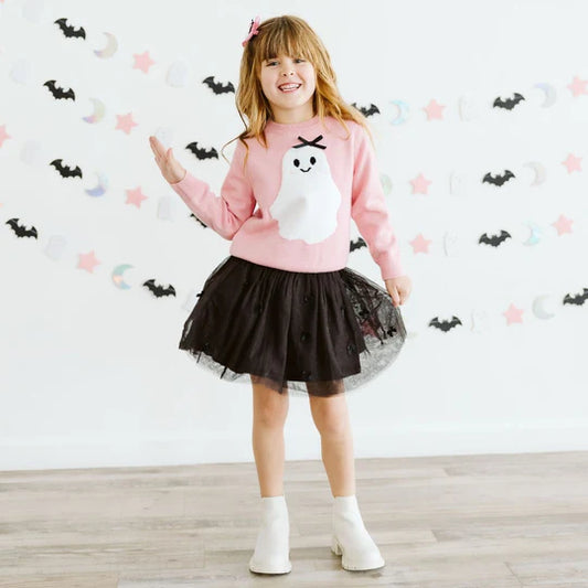 Sweet Wink Onyx | Bow Tutu Skirt