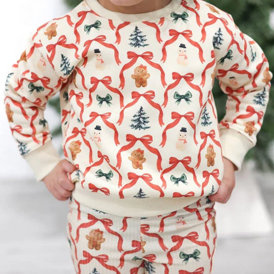 Sweet Wink Natural | Christmas Cutie Sweatshirt