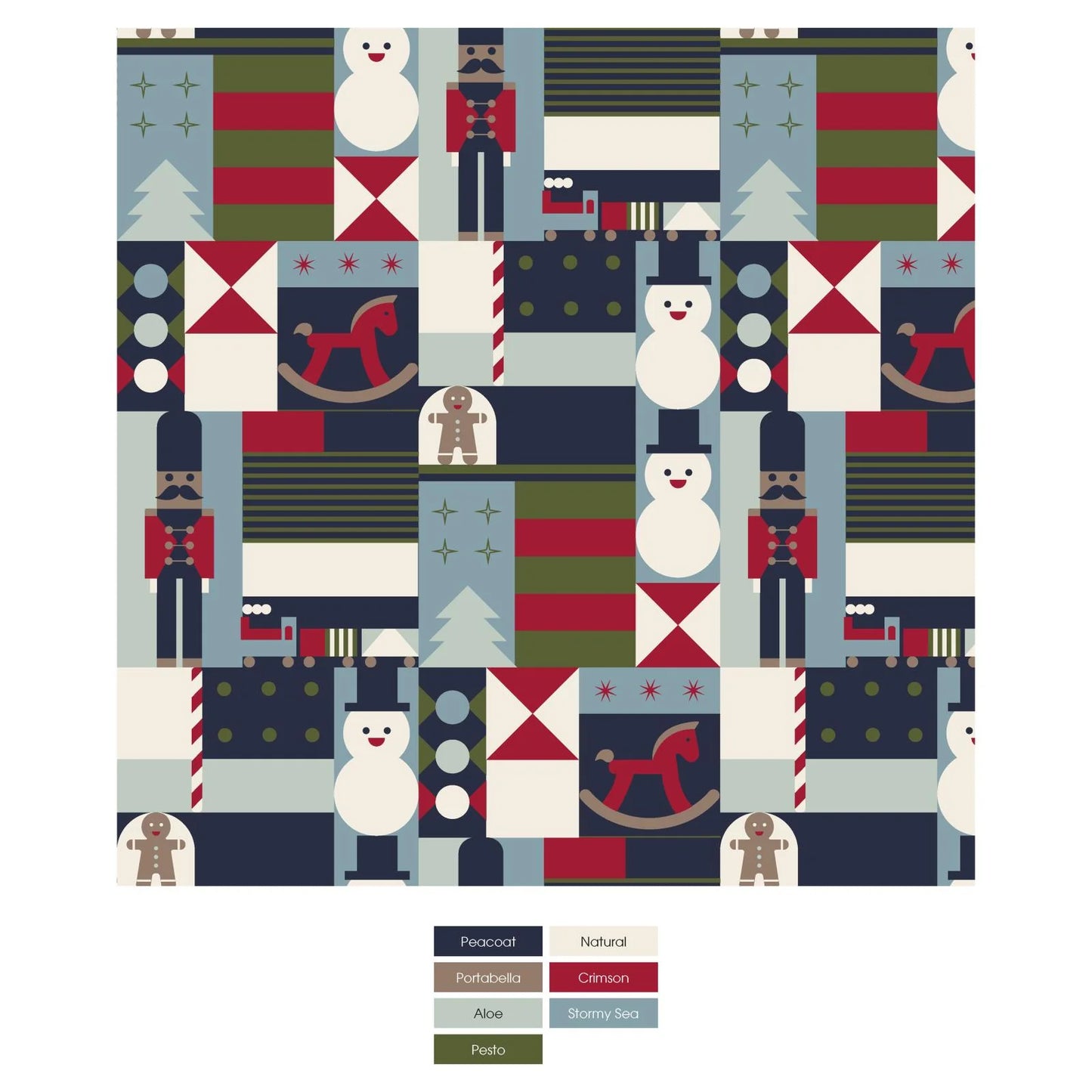 KicKee Peacoat Mod Christmas | Print Boxer Brief
