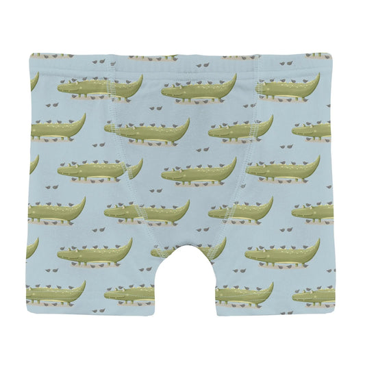 KicKee Spring Sky Croc & Friends | Print Boxer Brief