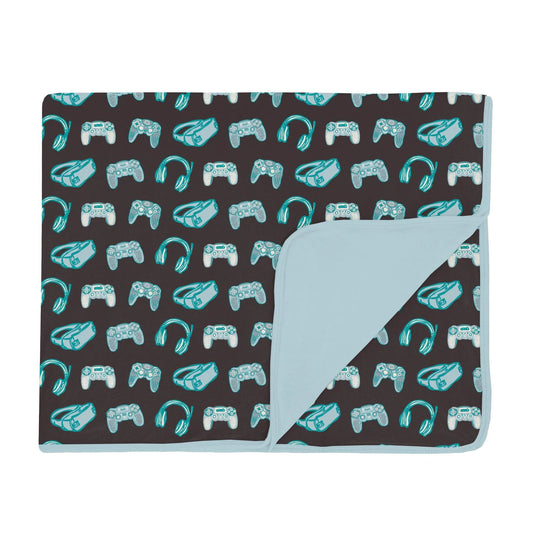 KicKee Midnight Gamer | Print Toddler Blanket