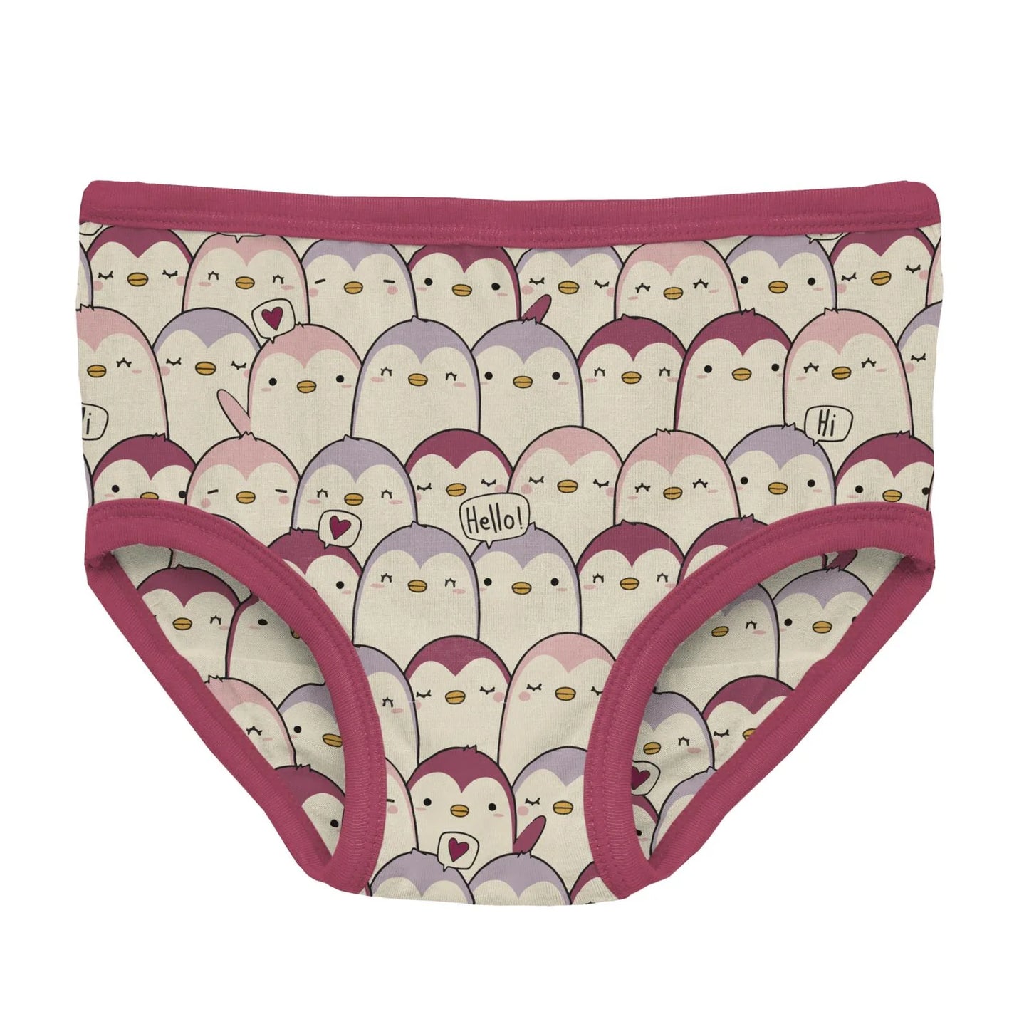 KicKee Baby Rose Penguins | Print Underwear