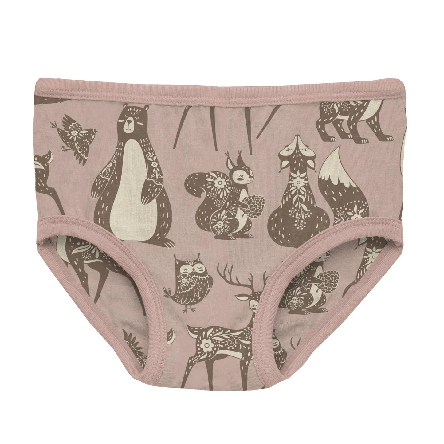 KicKee Baby Rose Scandinavian Animals | Print Underwear