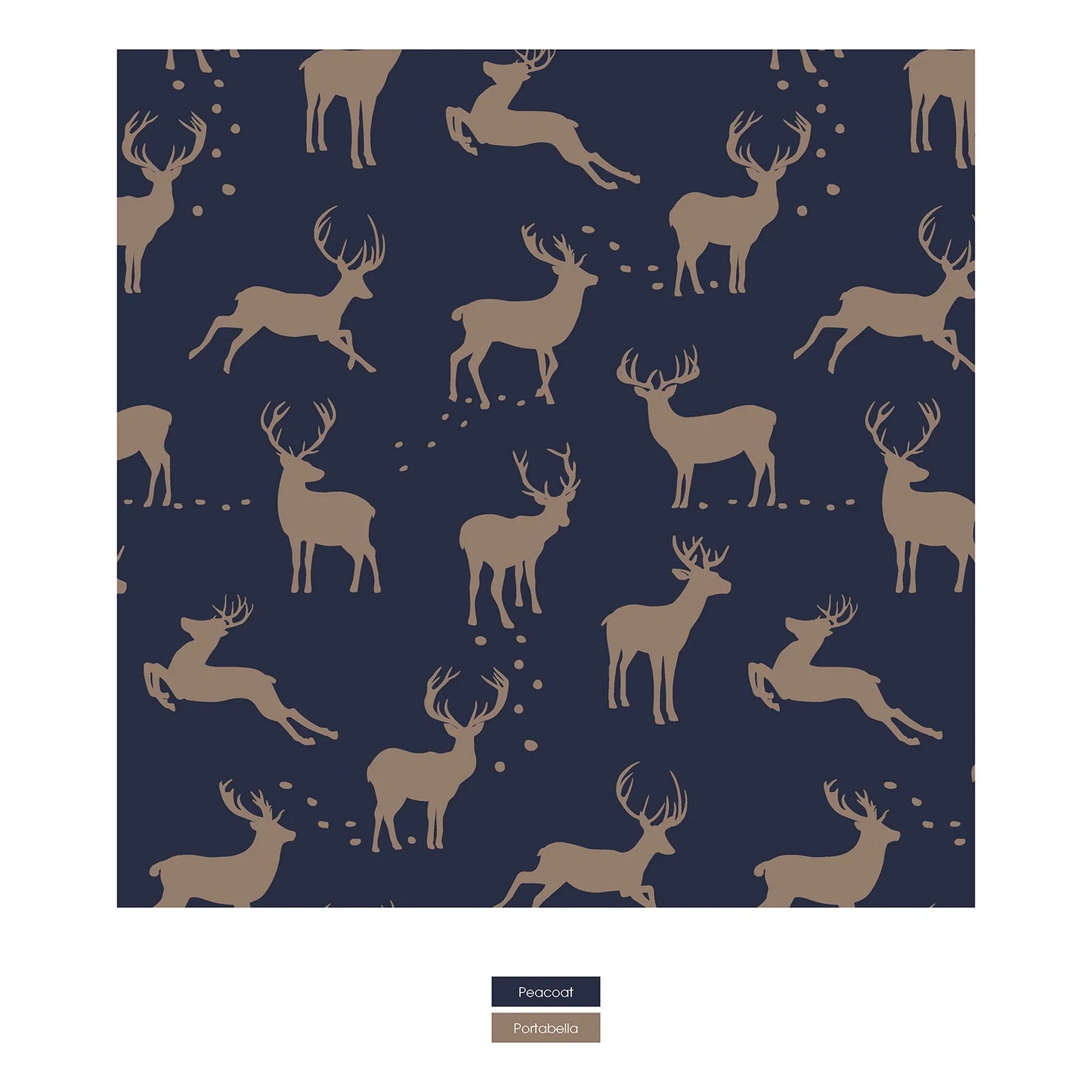 KicKee Peacoat Elk | Print Long Sleeve Henley PJ Set