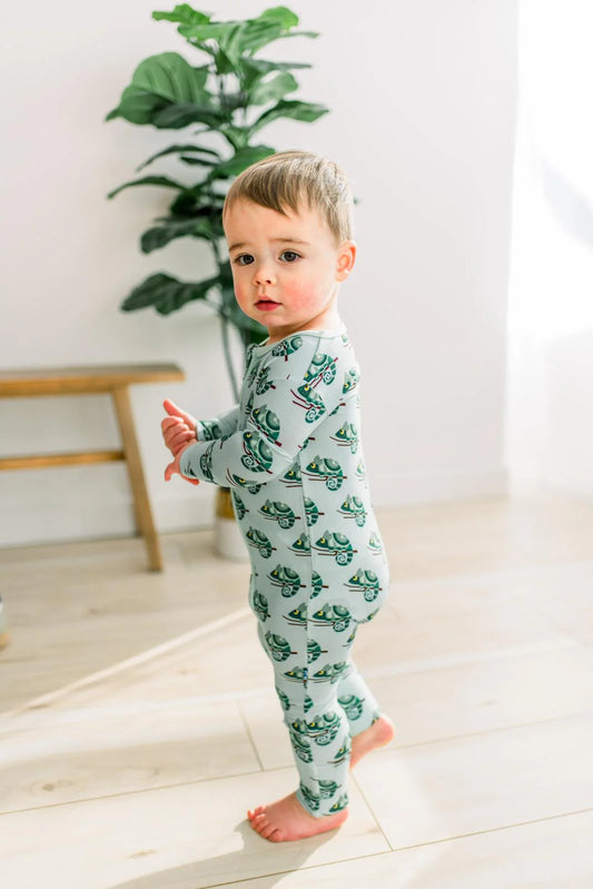 KicKee Spring Sky Chameleon | Print Convertible Coverall