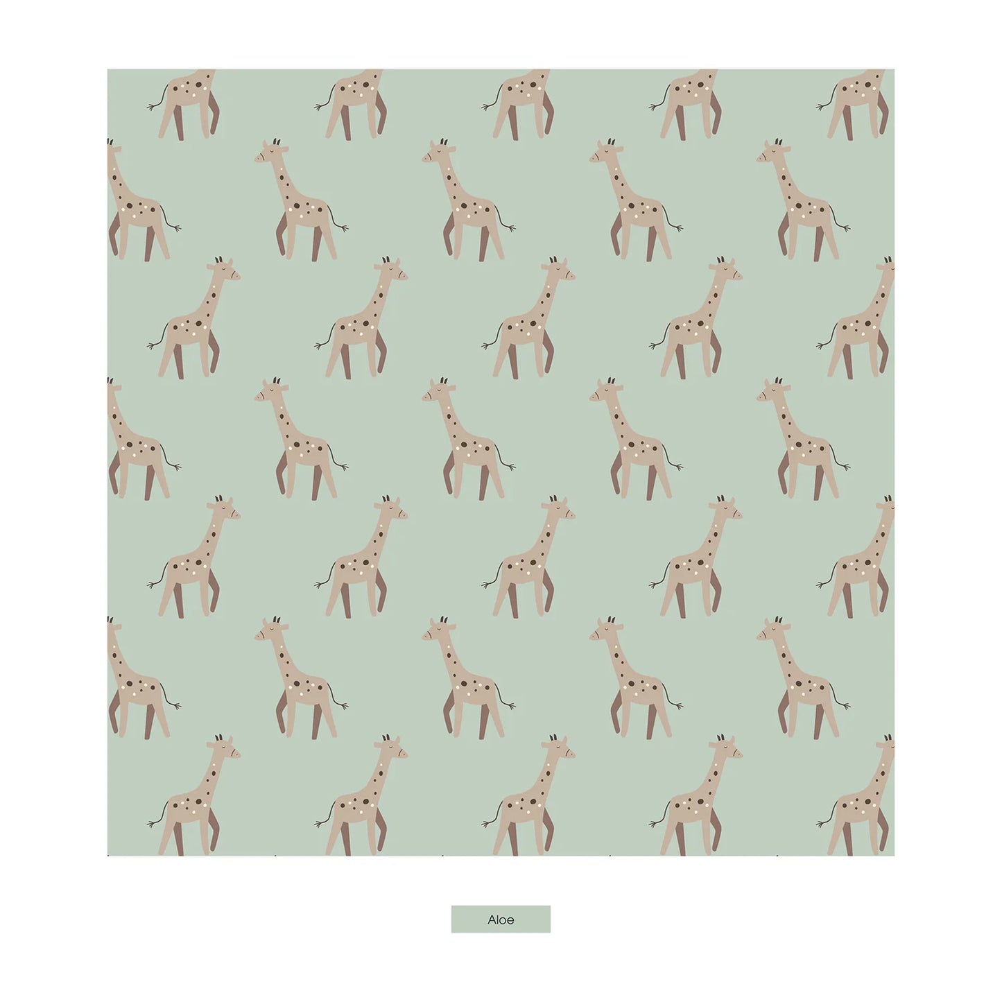 KicKee Aloe Giraffe | Print Footie With 2 Way Zipper