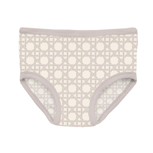 Kickee Latte Wicker | Print Underwear