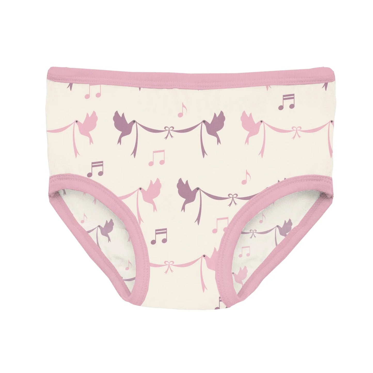 Kickee Natural Bird Banner | Print Underwear