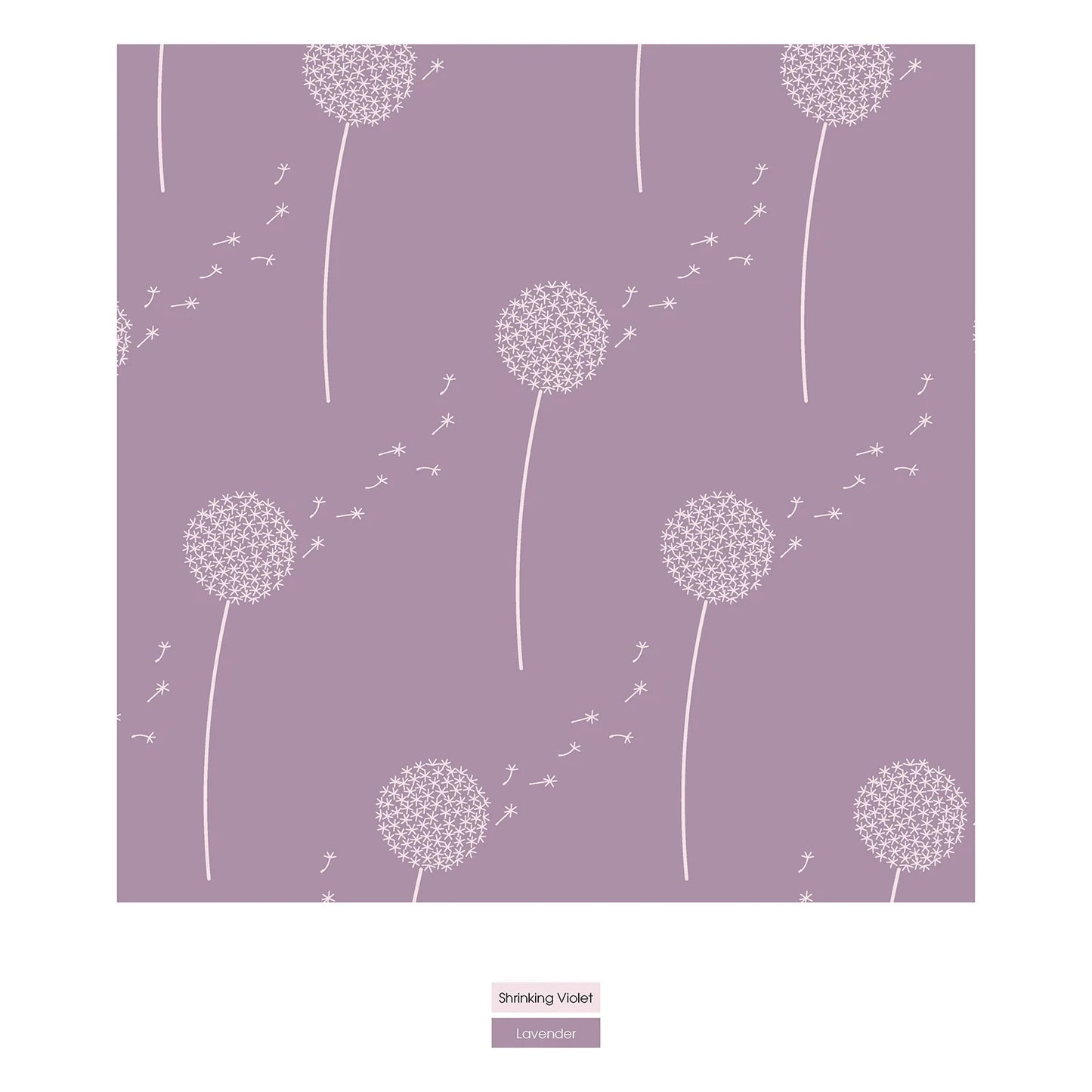 KicKee Lavender Dandelion Wish | Print Muffin Ruffle Footie With 2 Way Zipper