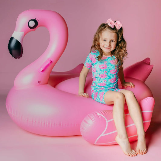 KicKee Pool Party | Print Short Sleeve PJ Set With Shorts