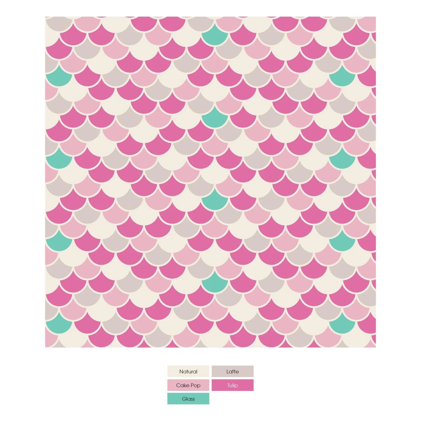 Kickee Tulip Scales | Print Toddler Blanket