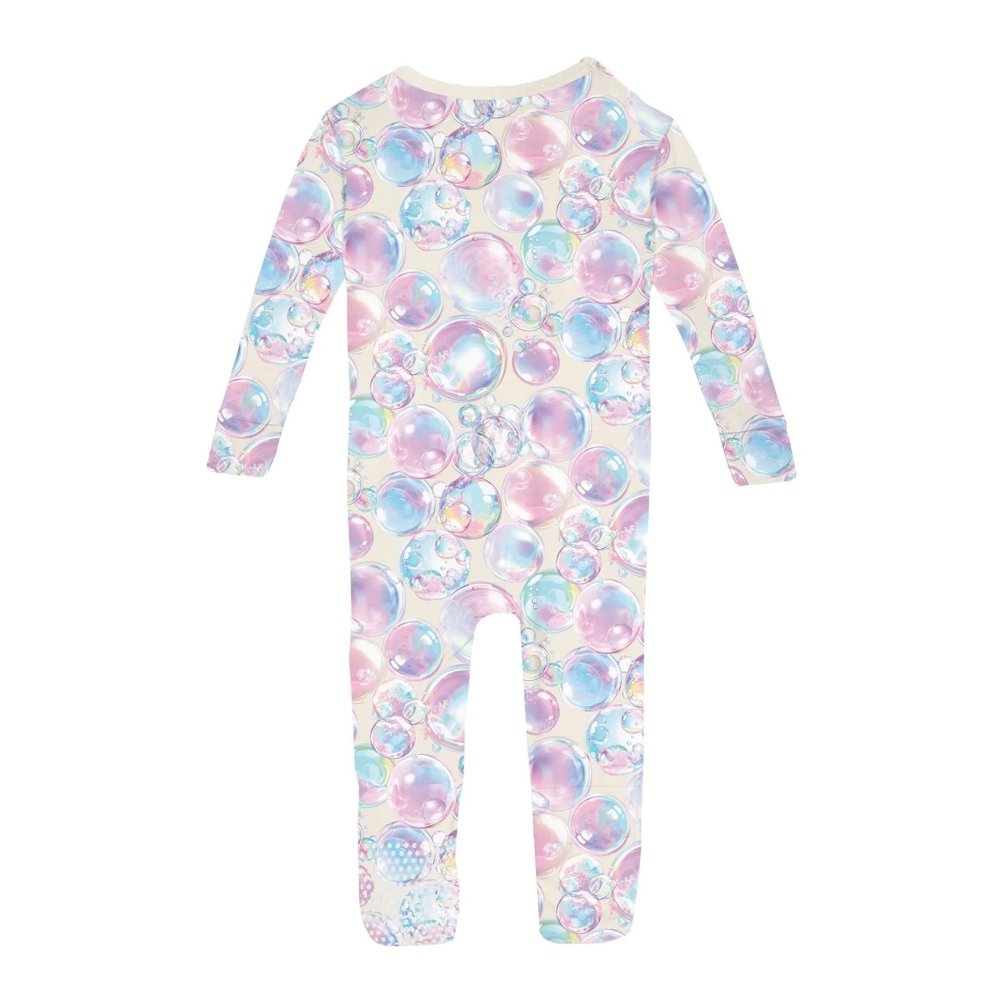 KicKee Natural Bubbles | Print Convertible Coverall