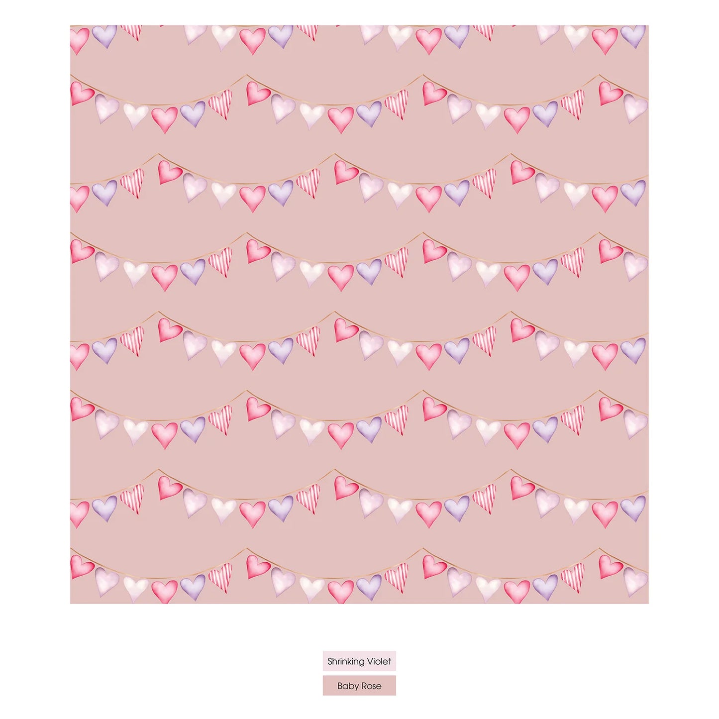 KicKee Baby Rose Heart Bunting | Print Underwear