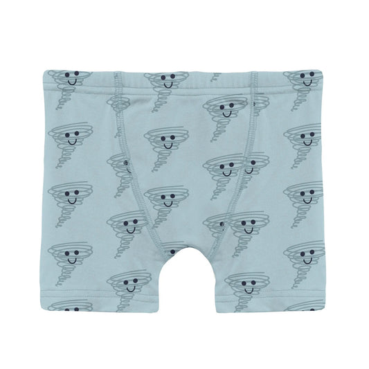 Kickee Spring Sky Happy Tornado | Print Boxer Brief