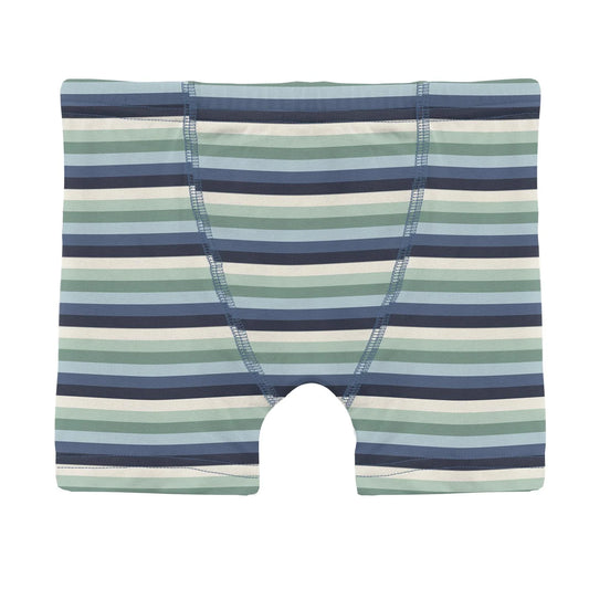 KicKee Denim Stripe | Print Boxer Brief