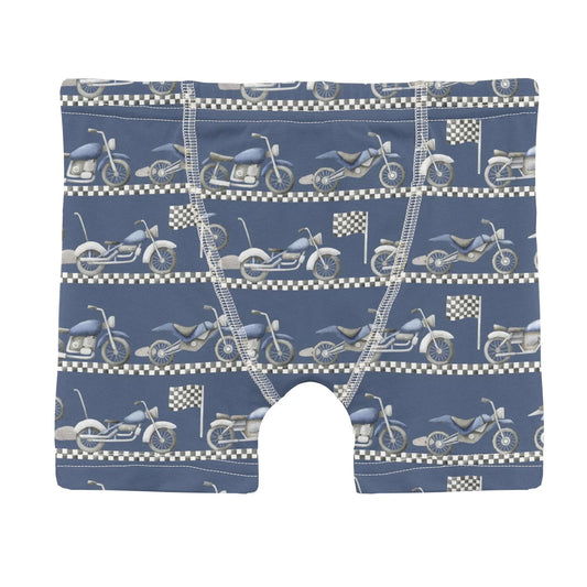 KicKee Denim Motorcycle | Print Boxer Brief