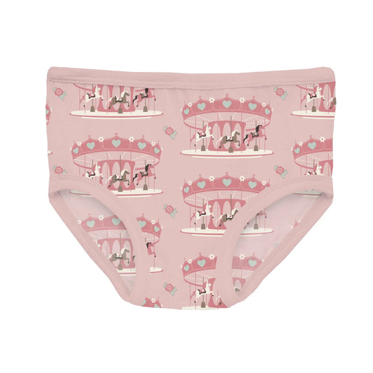Kickee Baby Rose Fair Carousel | Print Underwear