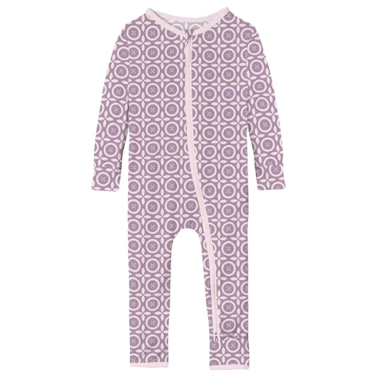 KicKee Lavender Flower Lattice | Print Convertible Sleeper
